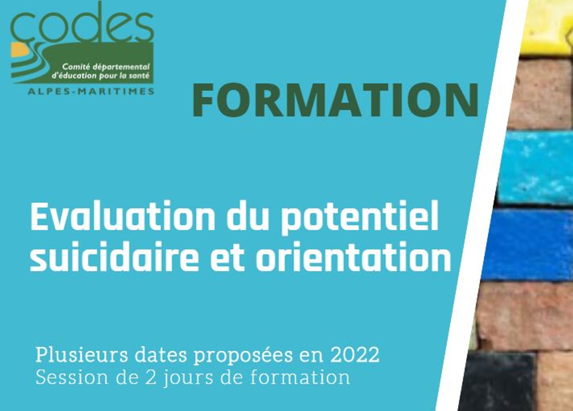 Formation Evaluation du potentiel suicidaire et orientation