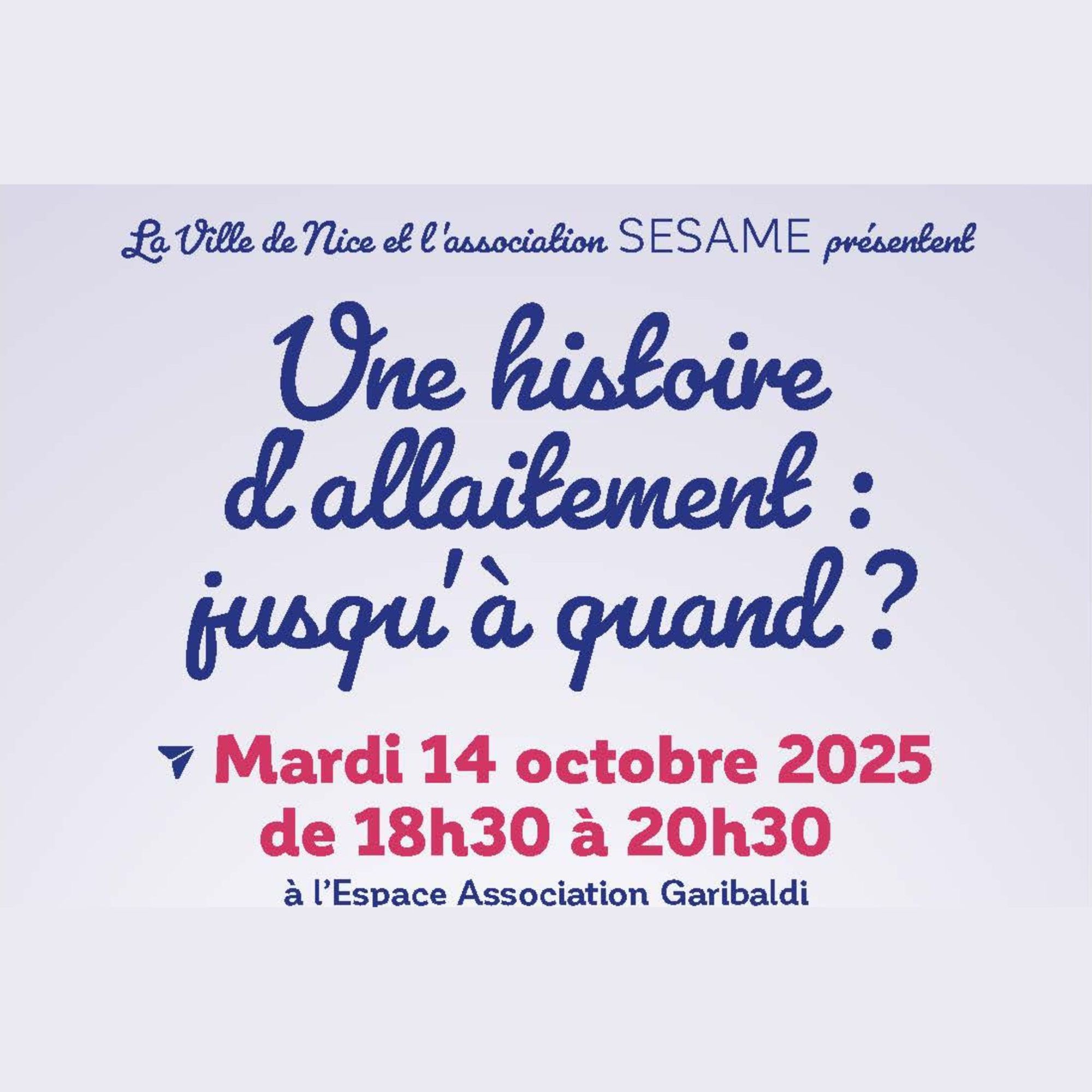 Conférence « Une histoire d’allaitement : Jusqu’à quand ? »