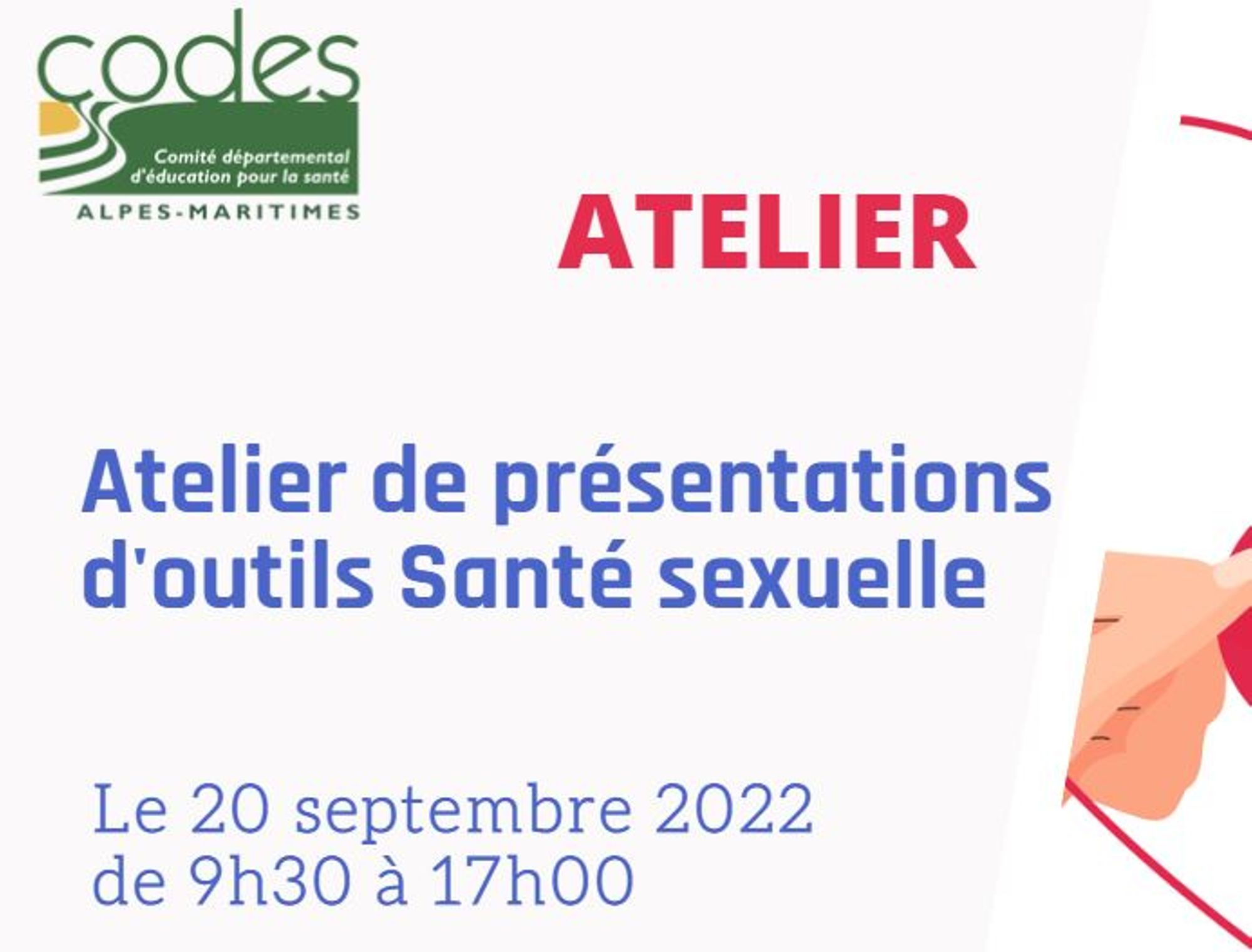 Atelier de présentations d'outils Santé sexuelle