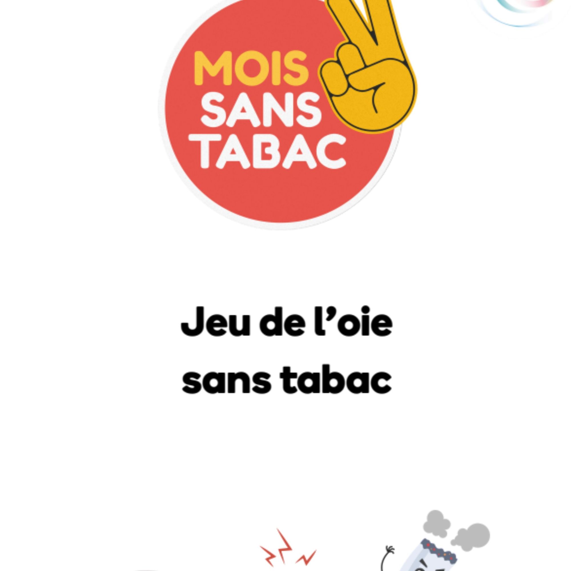 Jeu de l'oie sans tabac