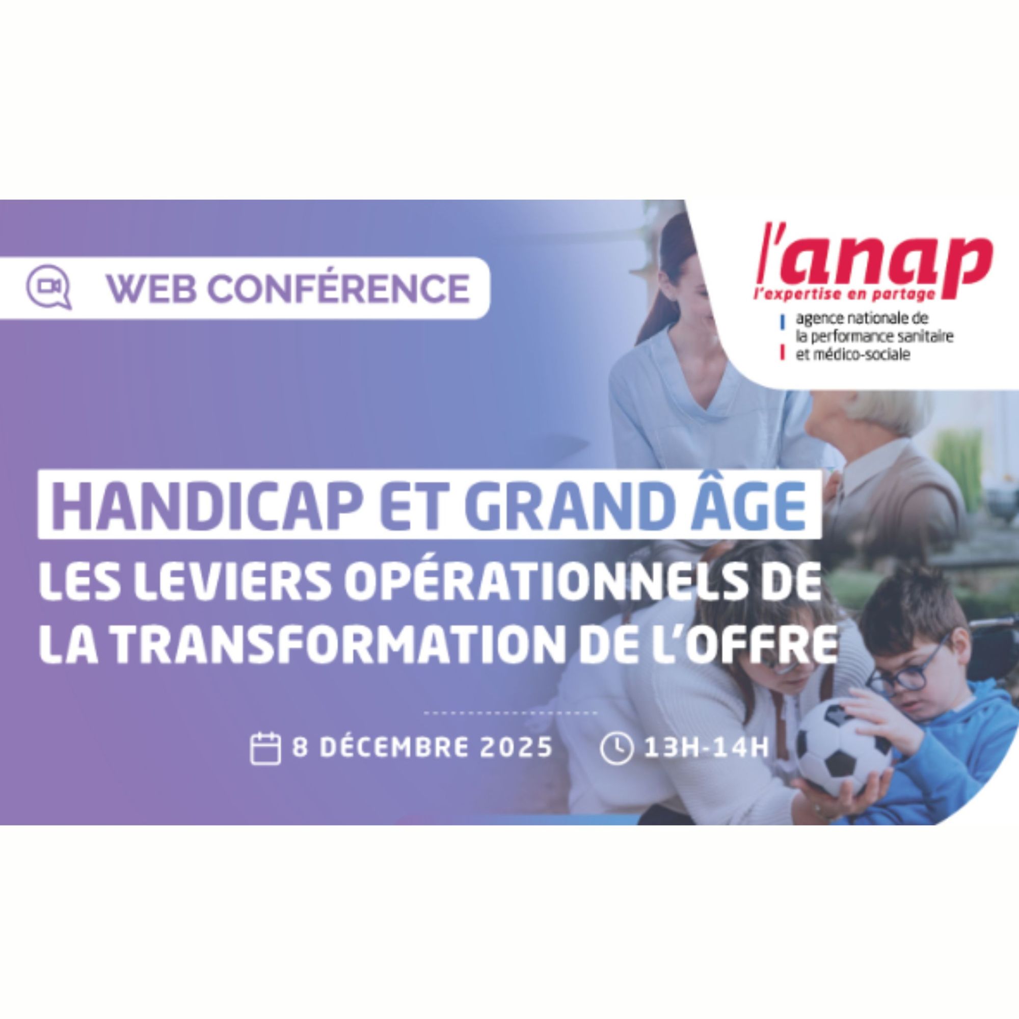 Web conférence :  Handicap et grand âge 