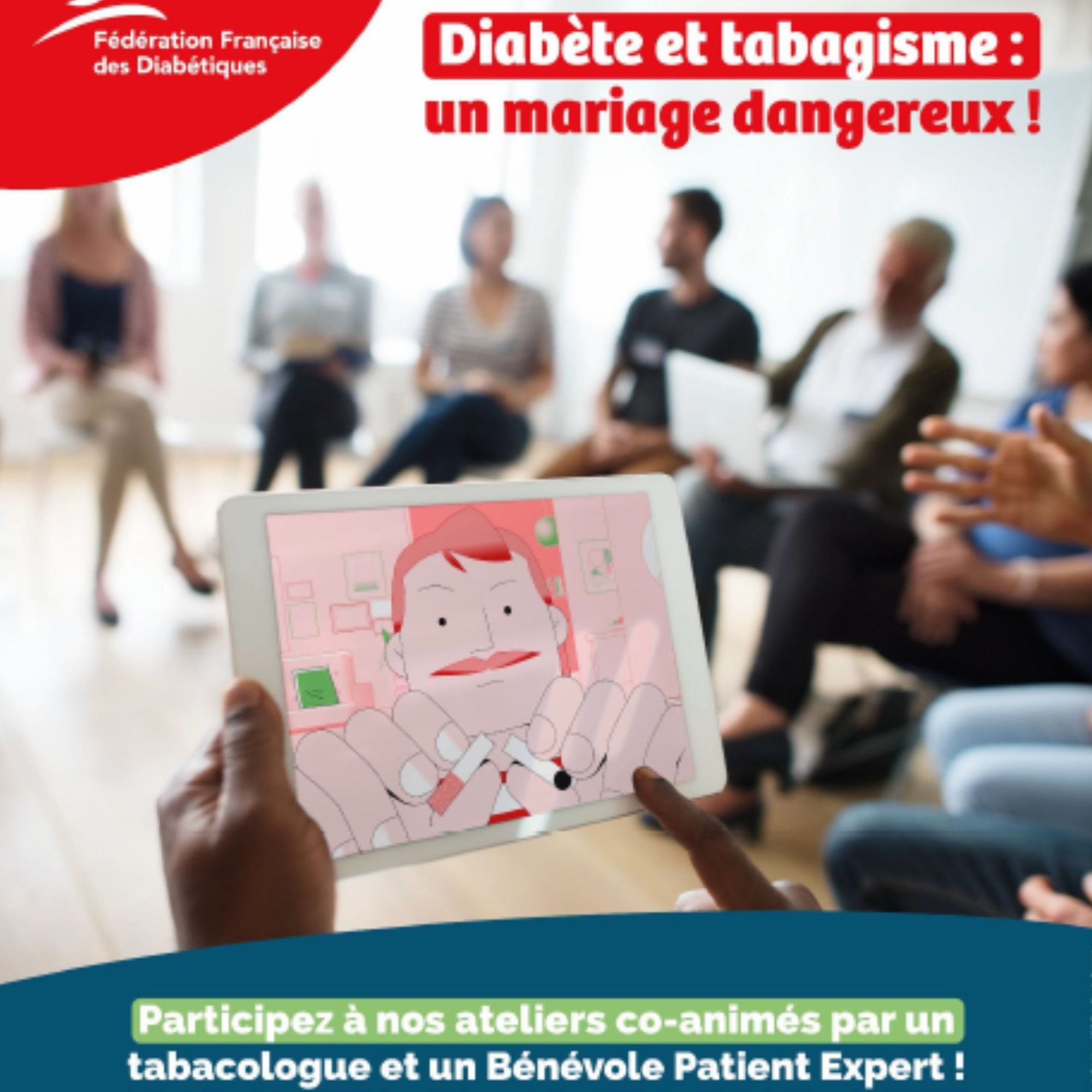 Atelier sur le sevrage tabagique pour des personnes atteintes du diabète "fumeuses"