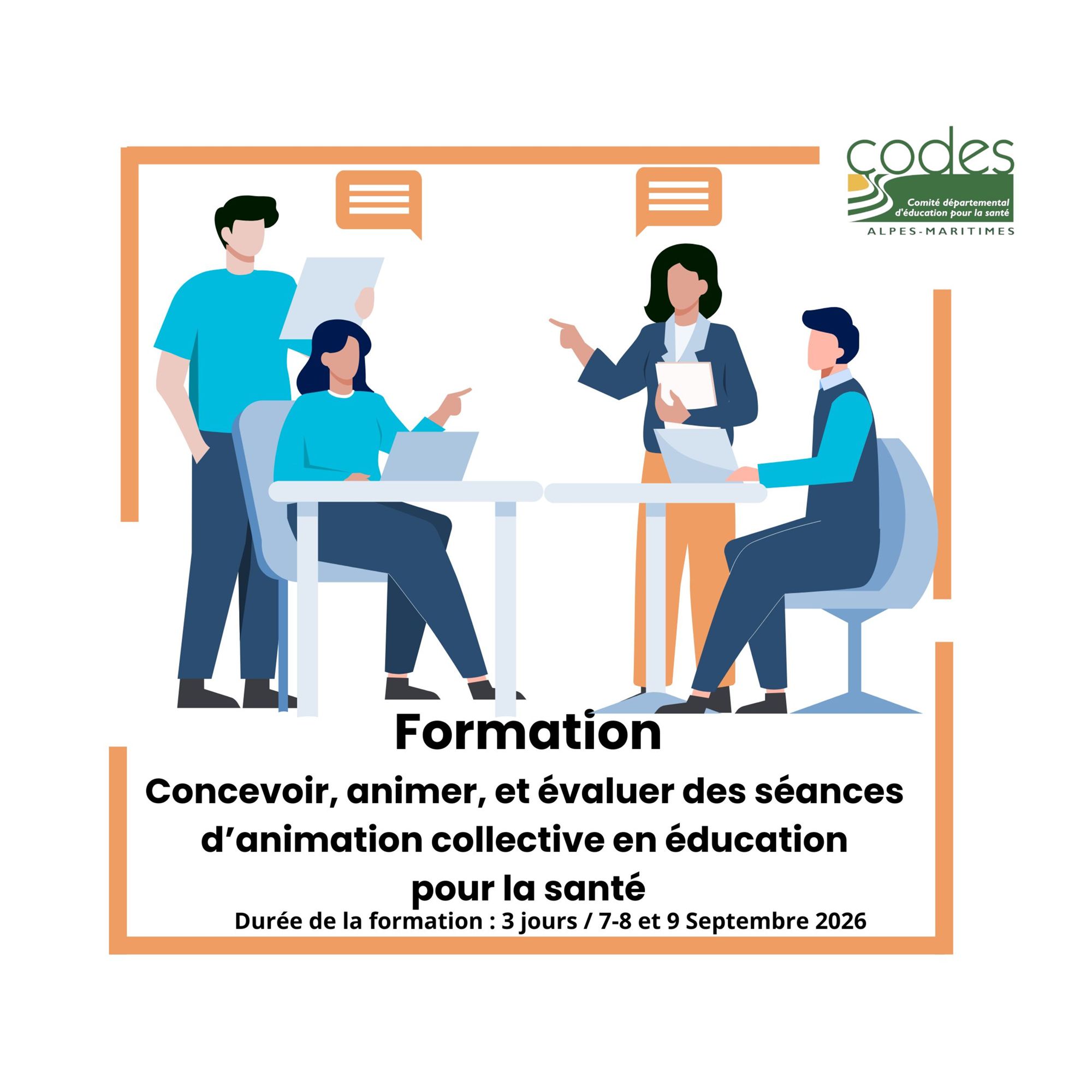Concevoir, animer et évaluer des séances d'animation collective en éducation pour la Santé