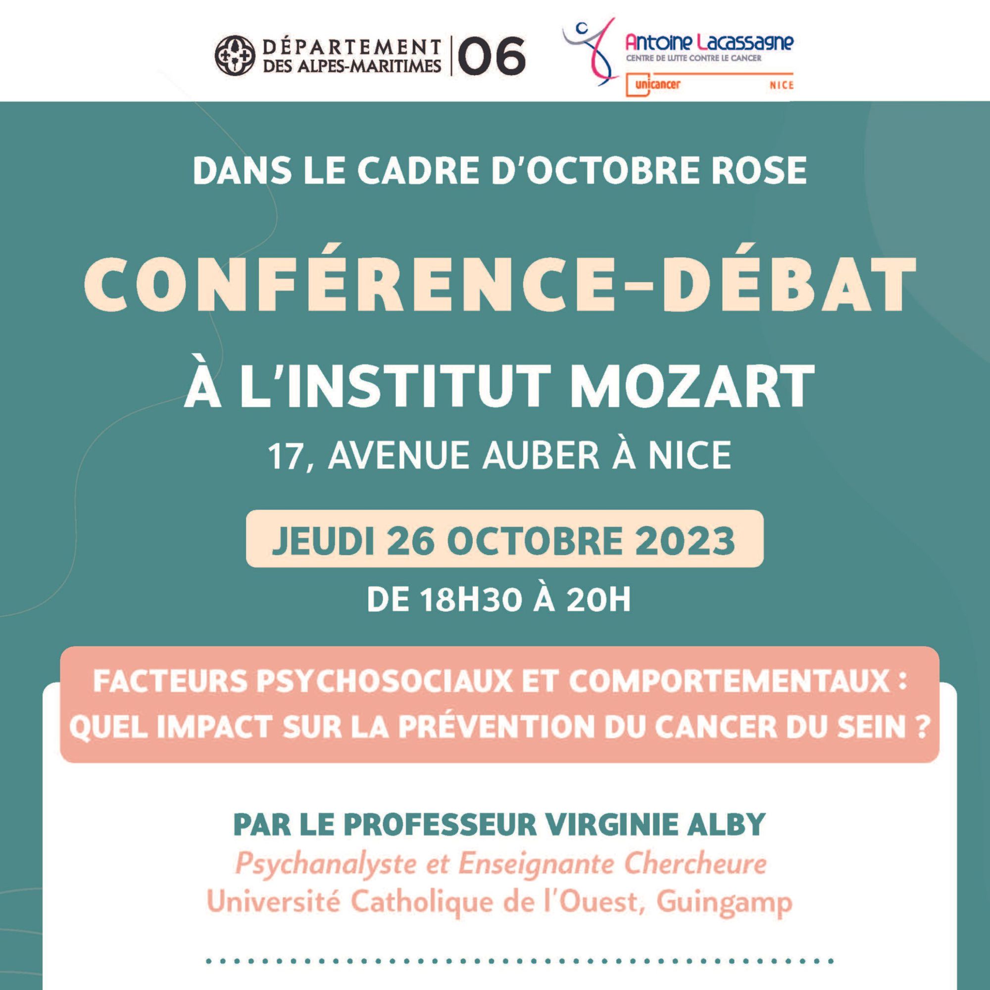Conférence débat "Facteurs psychosociaux et comportementaux ..."