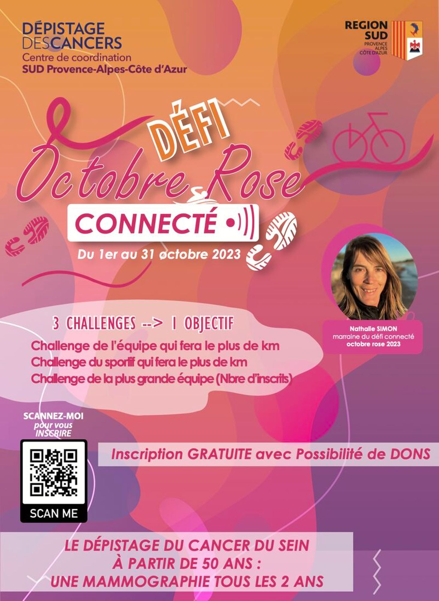 Défi Octobre Rose connecté