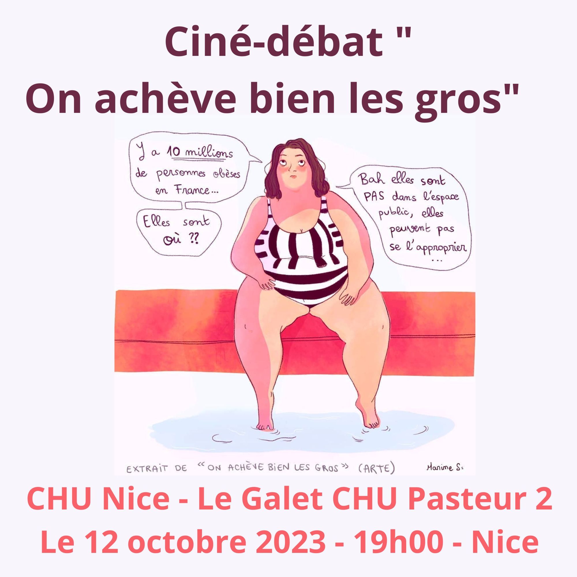 Ciné-débat "On achève bien les gros"   