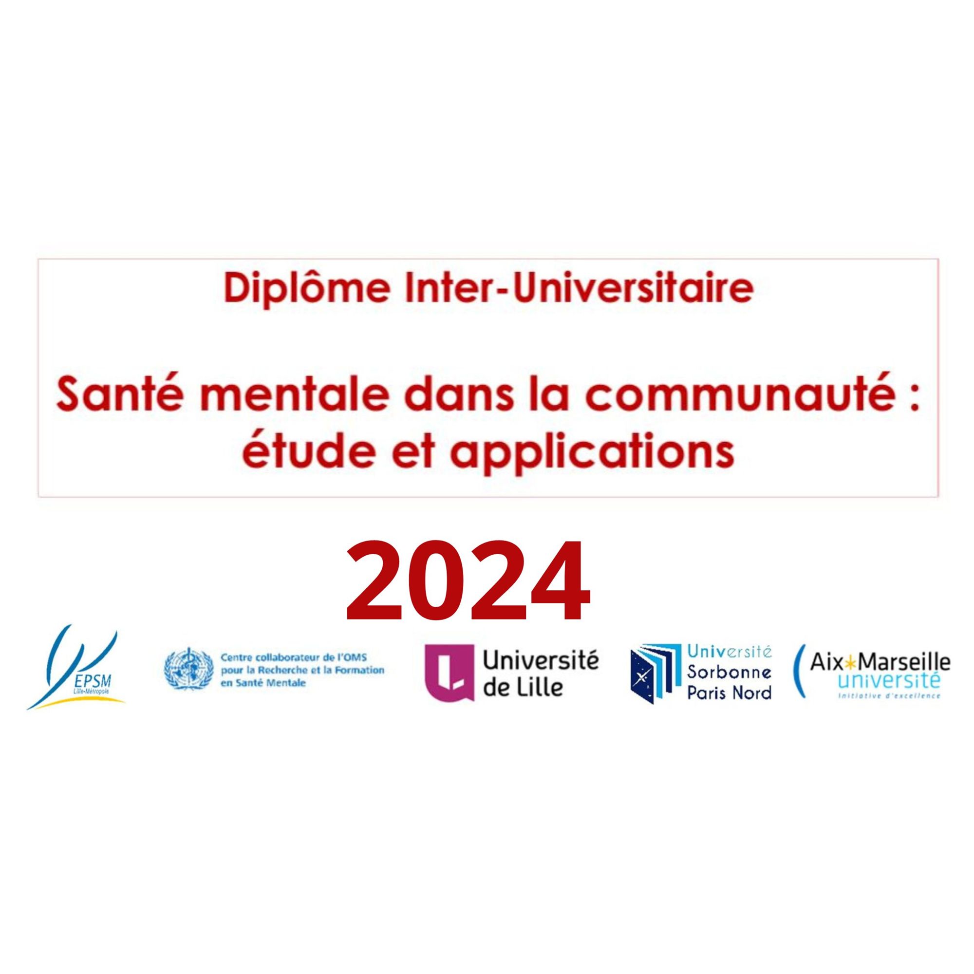DIU "Santé mentale dans la communauté : études et applications"