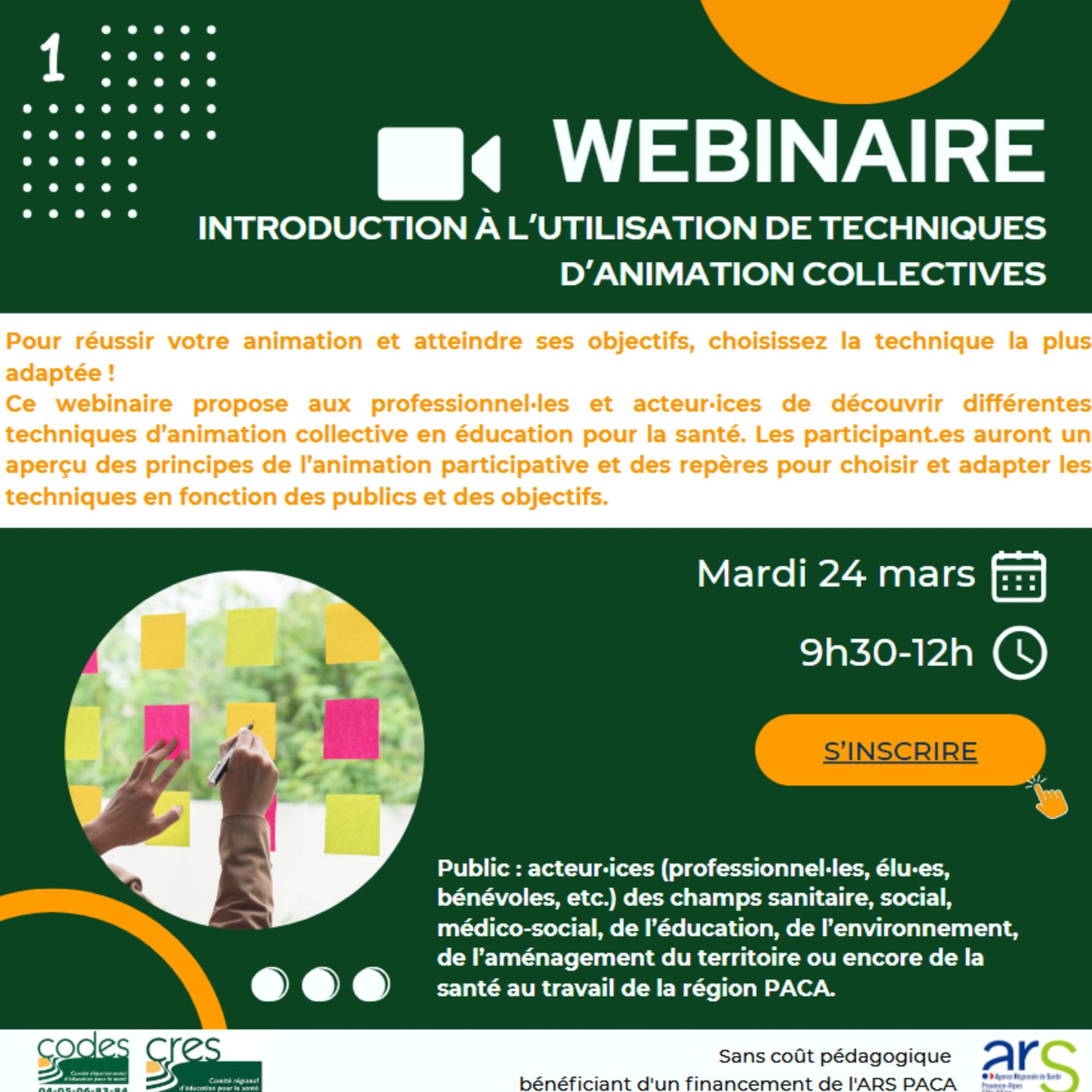 Webinaire : Introduction aux techniques d’animation