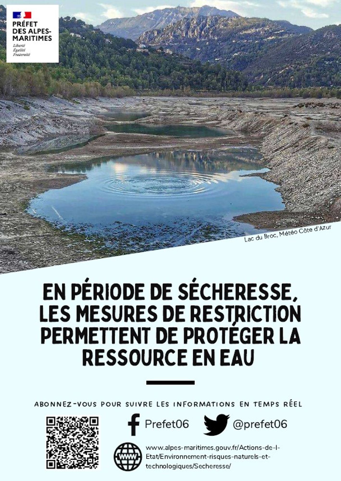 Arrêté sécheresse en vigueur