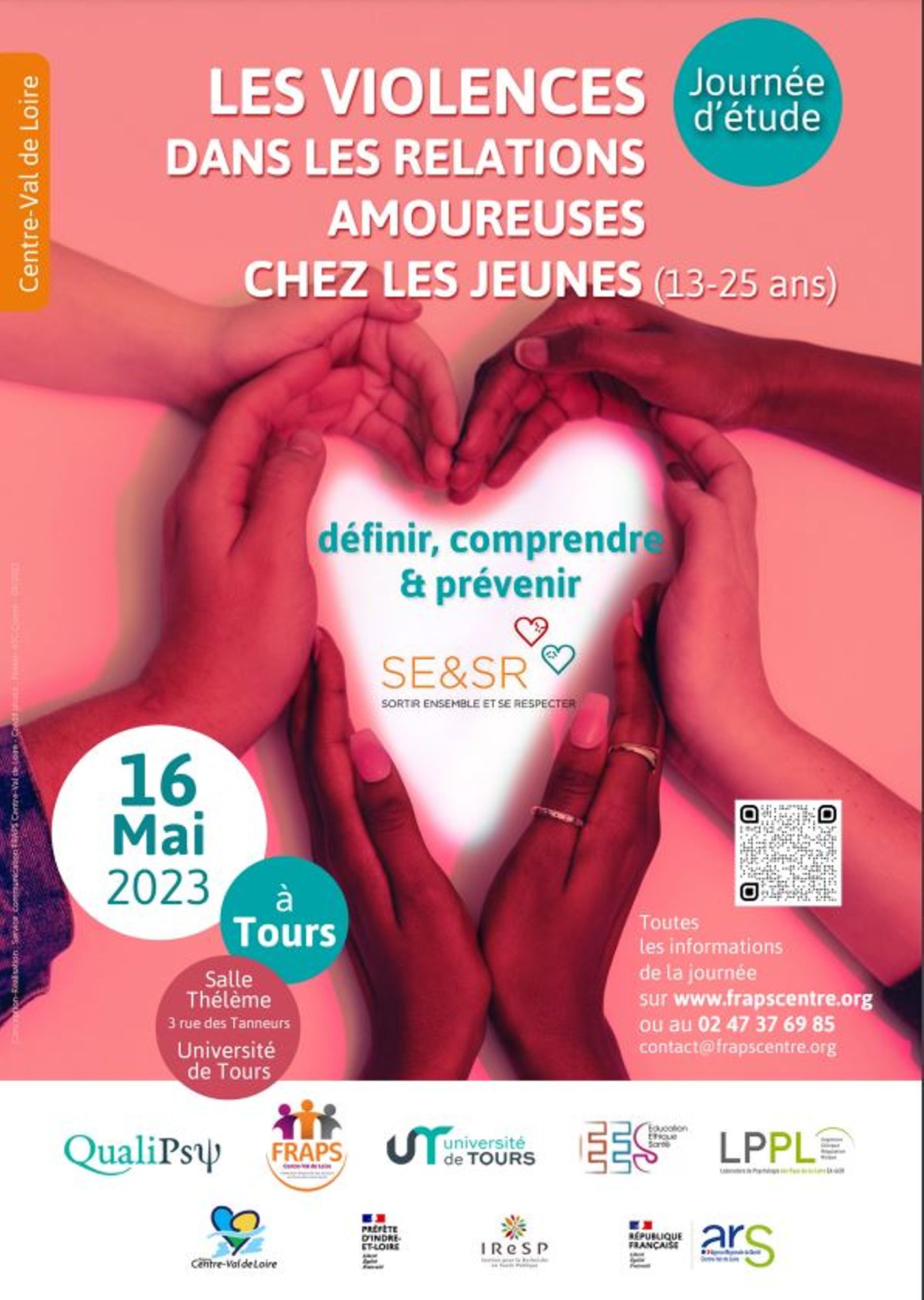 Journée d'étude sur les violences dans les relations amoureuses chez les jeunes (13-25 ans) : les définir, les comprendre & les prévenir.