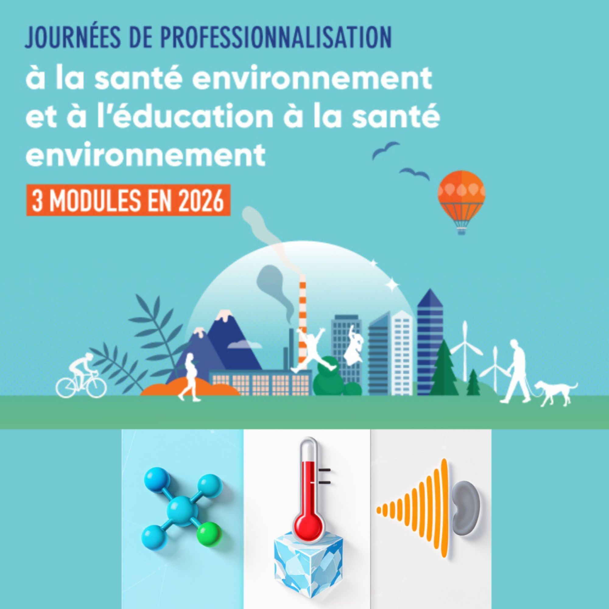 Lancement des Journées de professionnalisation en santé-environnement 2026