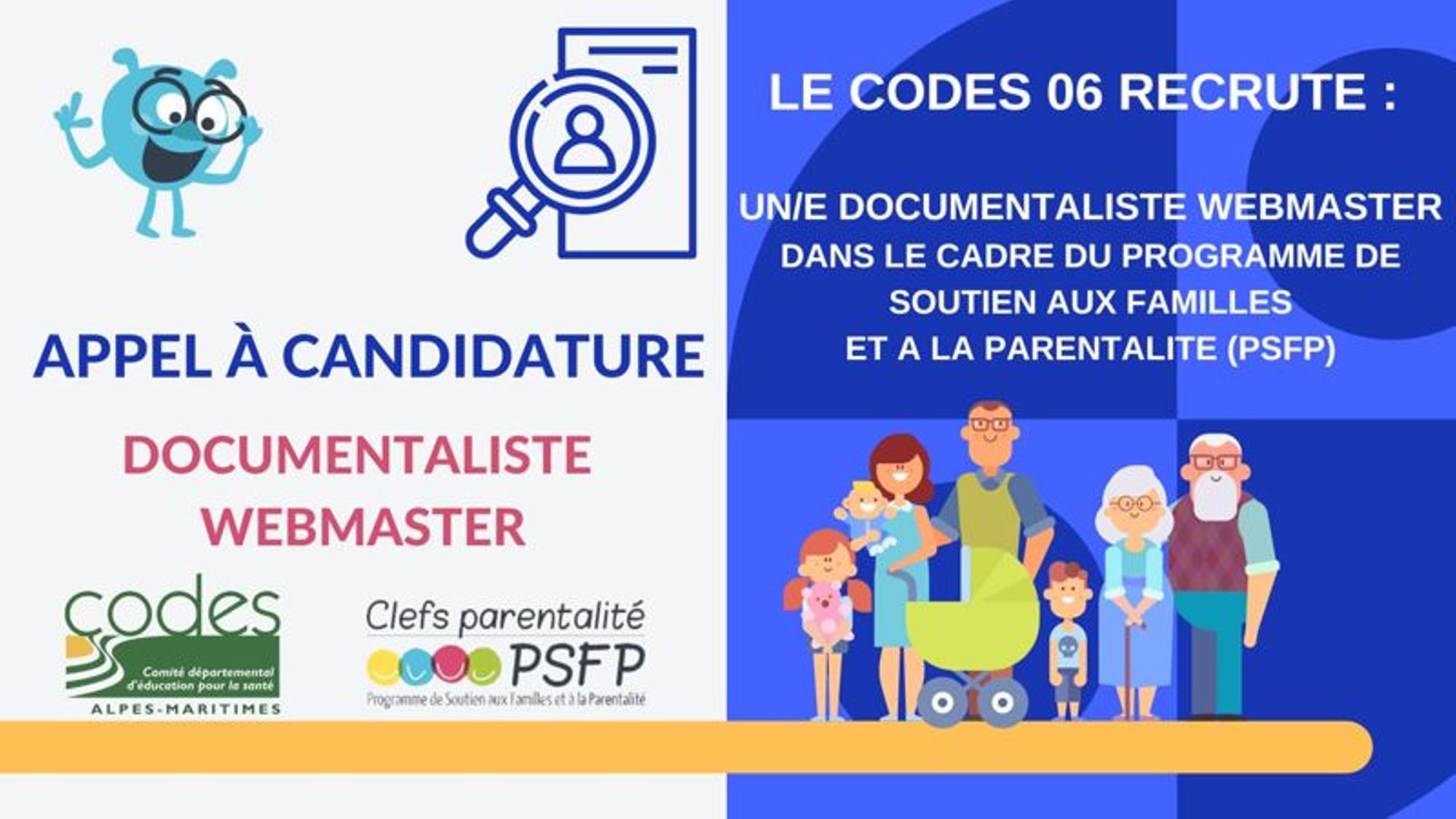 Le CODES 06 recrute !