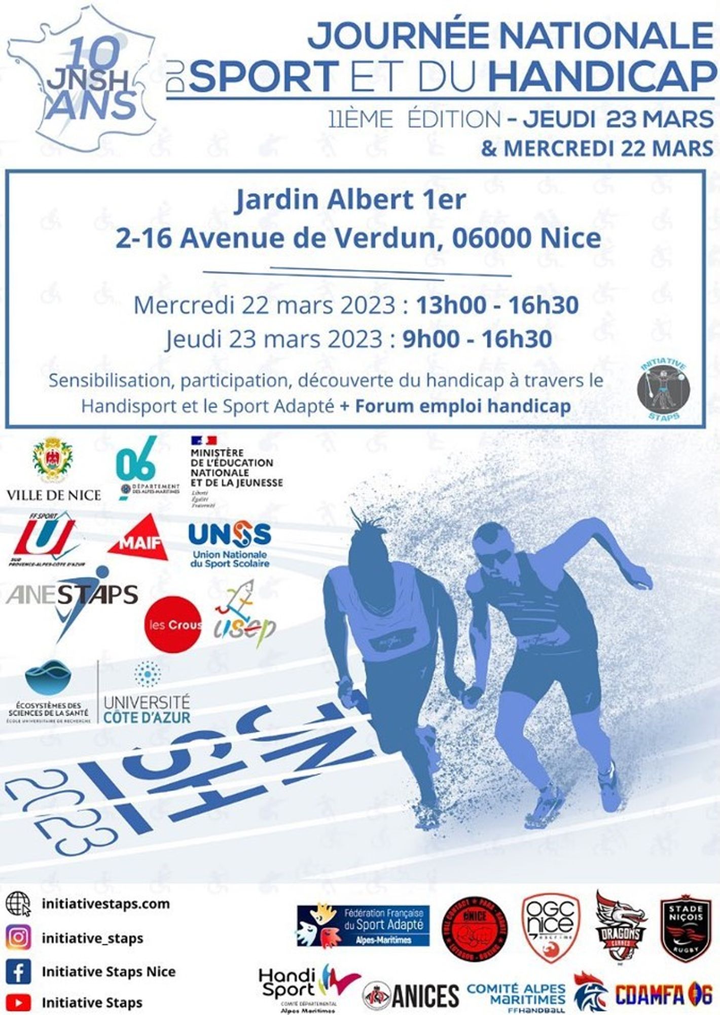 Journée Nationale du Sport et du Handicap - Les 10 ans !
