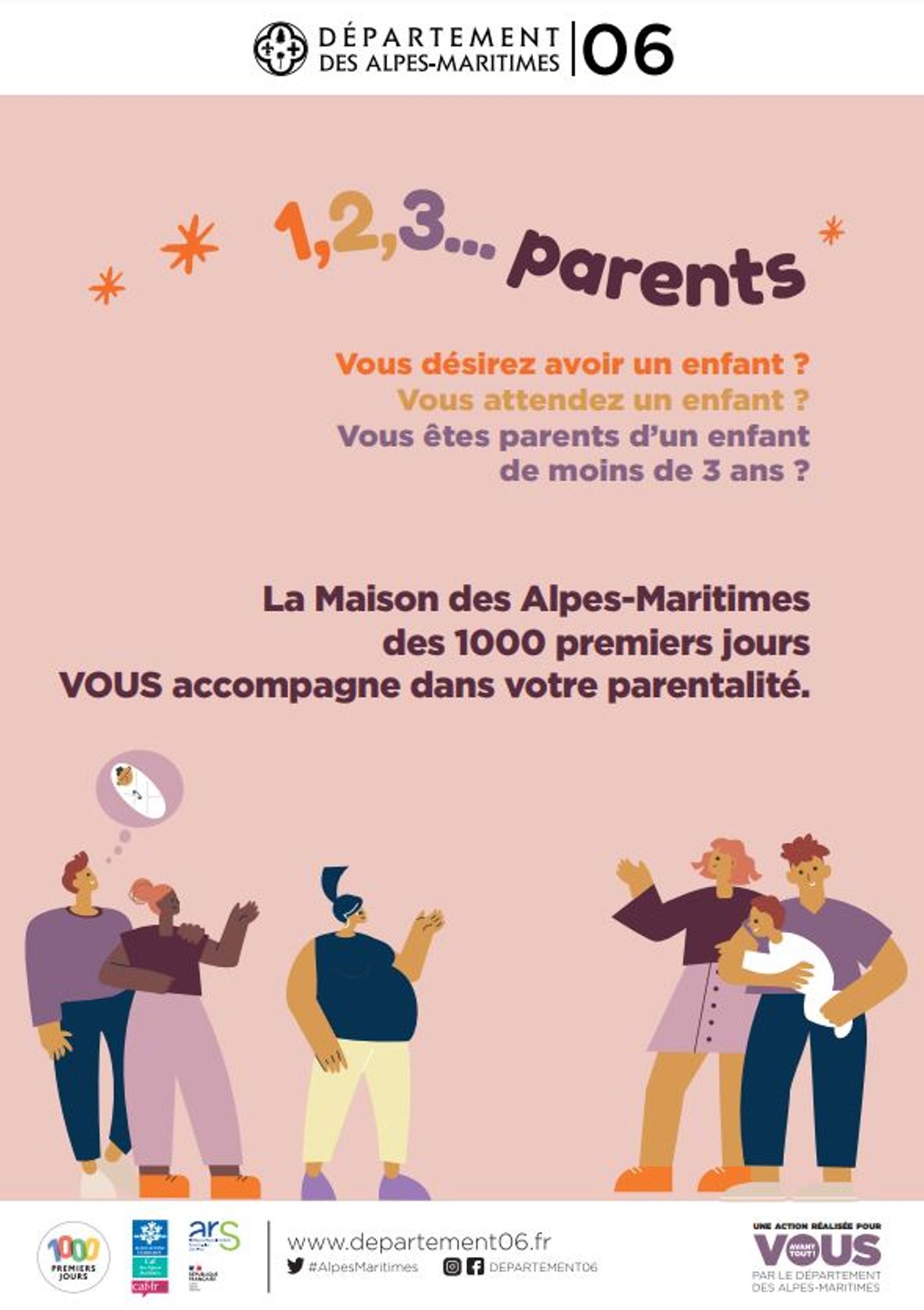 Inauguration de la Maison des Alpes-Maritimes des 1000 premiers jours !