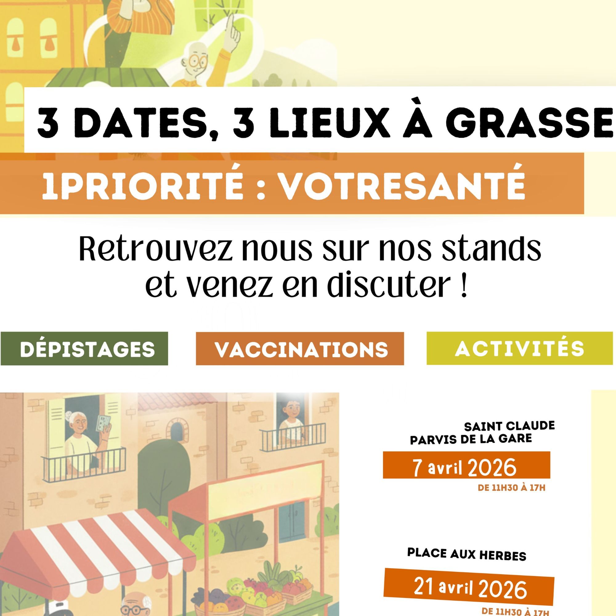 Stand sensibilisation - Atelier santé ville