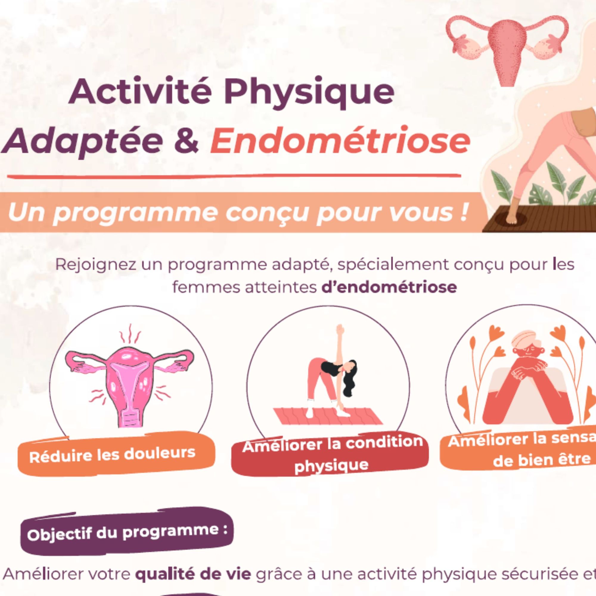 Programme d’Activité Physique Adaptée & Endométriose