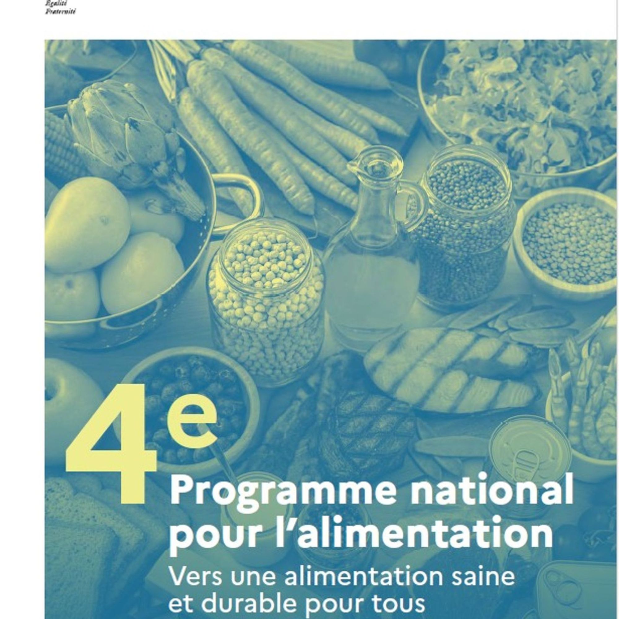 4ème programme national pour l'alimentation