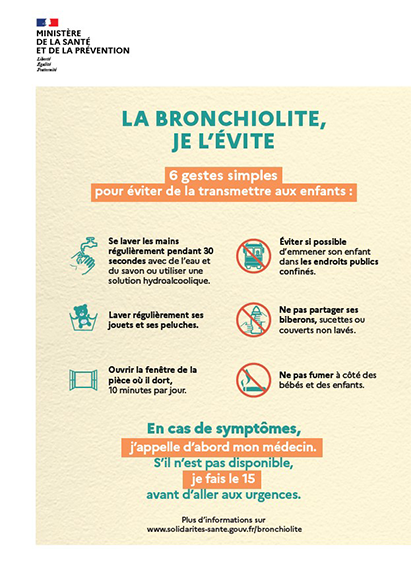 Épidémie de bronchiolite en France : rappel des recommandations de ...