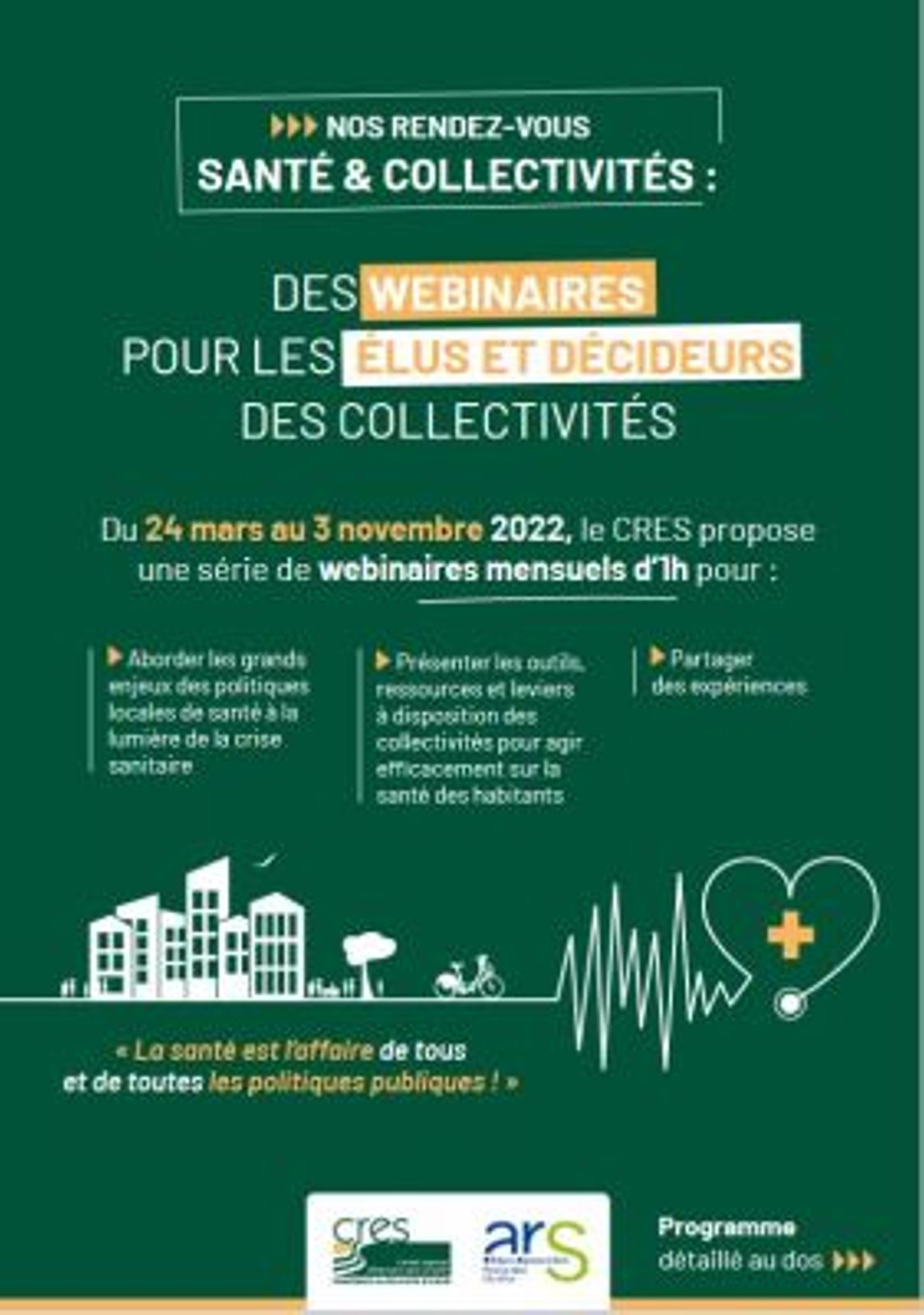 " Nos rendez-vous santé et collectivités " 