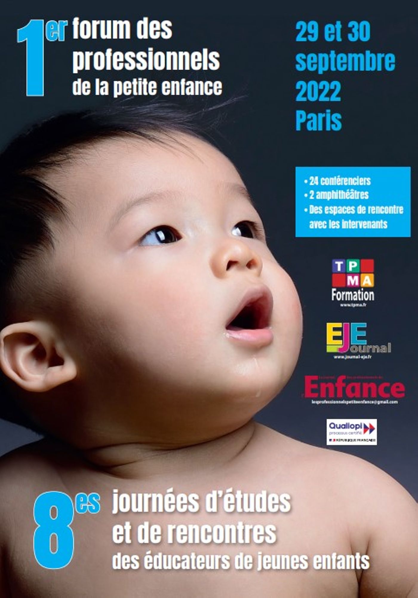 1er Forum des professionnels de la petite enfance et 8èmes Journées d’études et de rencontres des EJE