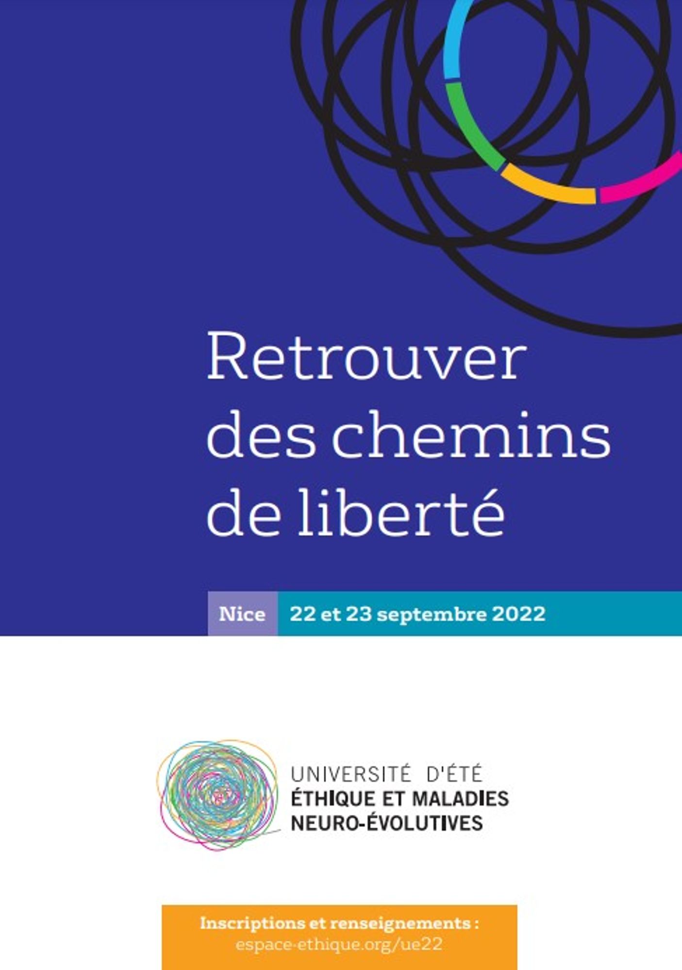 11ème Université d’été « Éthique et maladies neuro-évolutives »