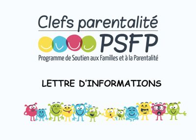 Inscrivez-vous à la lettre d'informations Clefs parentalité PSFP