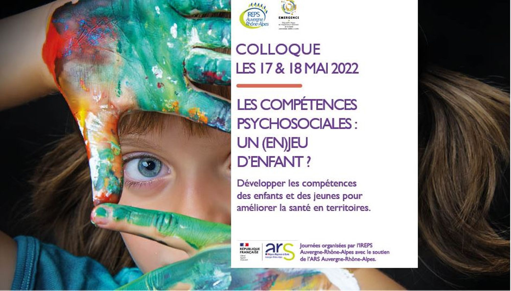 Colloque "Les compétences psychosociales : un (en)jeu d'enfant ?"