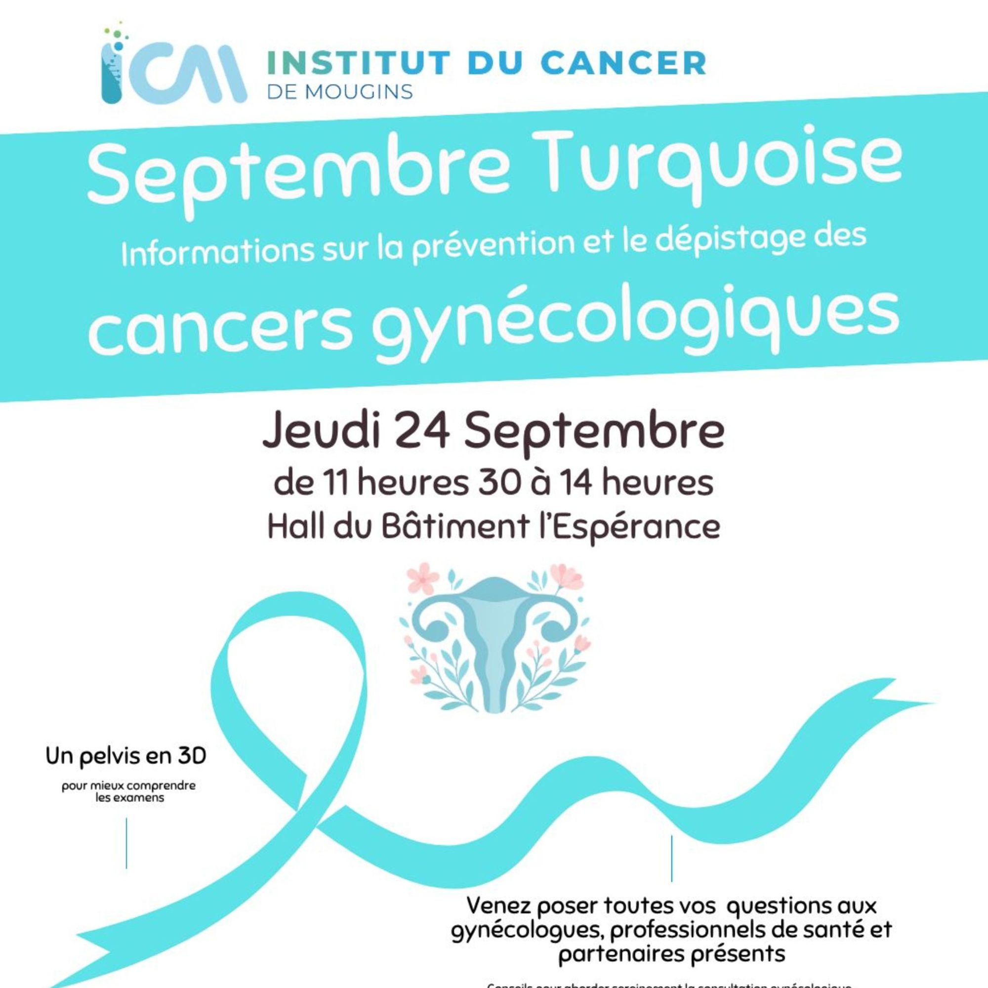 Septembre Turquoise | Parlons prévention et dépistage des cancers gynécologiques