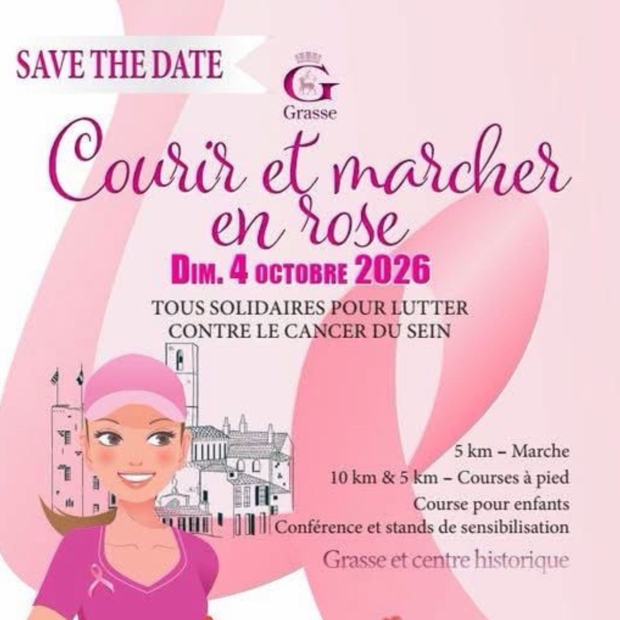 Courir en rose 2026 : inscrivez-vous !