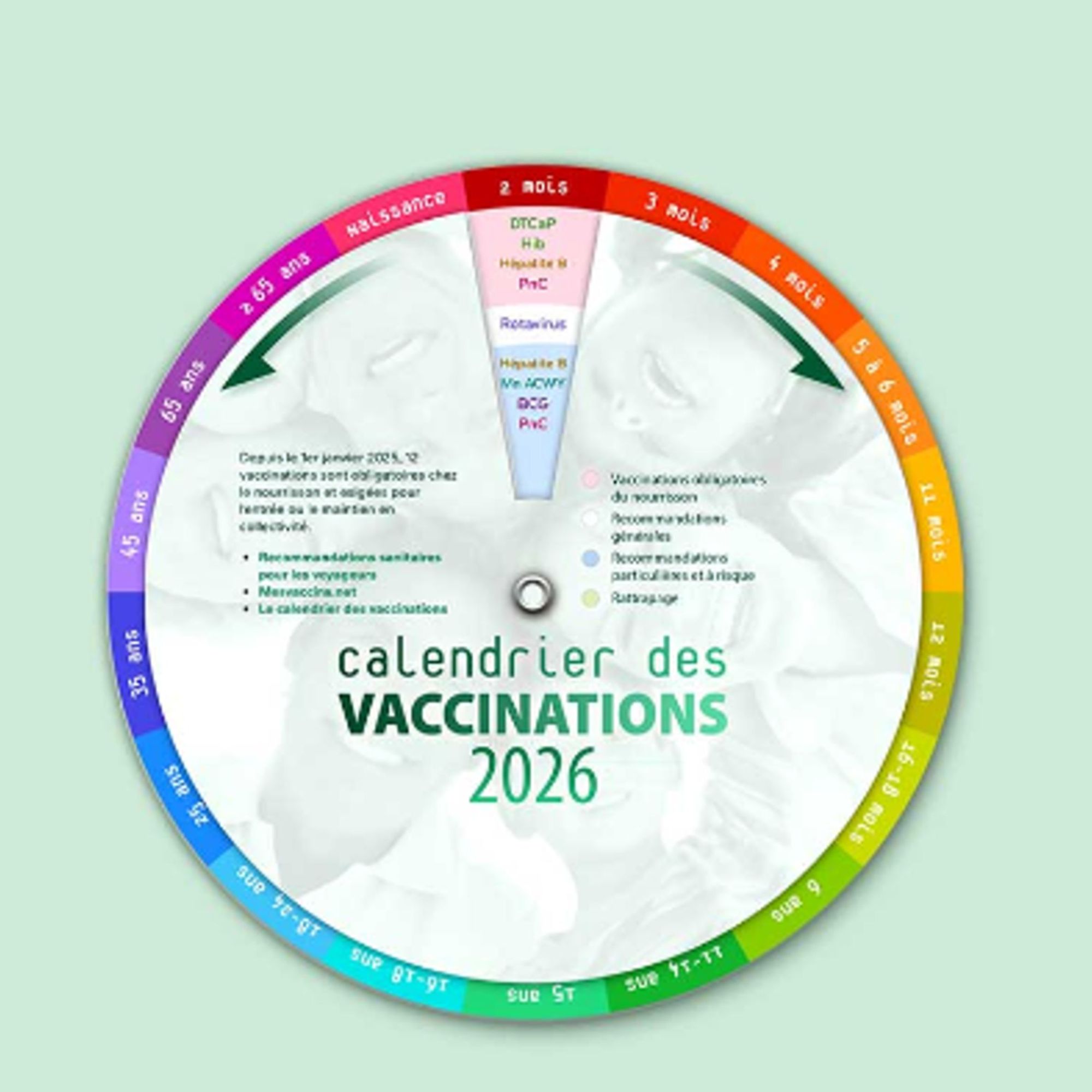 Calendrier vaccinal 2026 : l'accès aux recommandations en un clic !