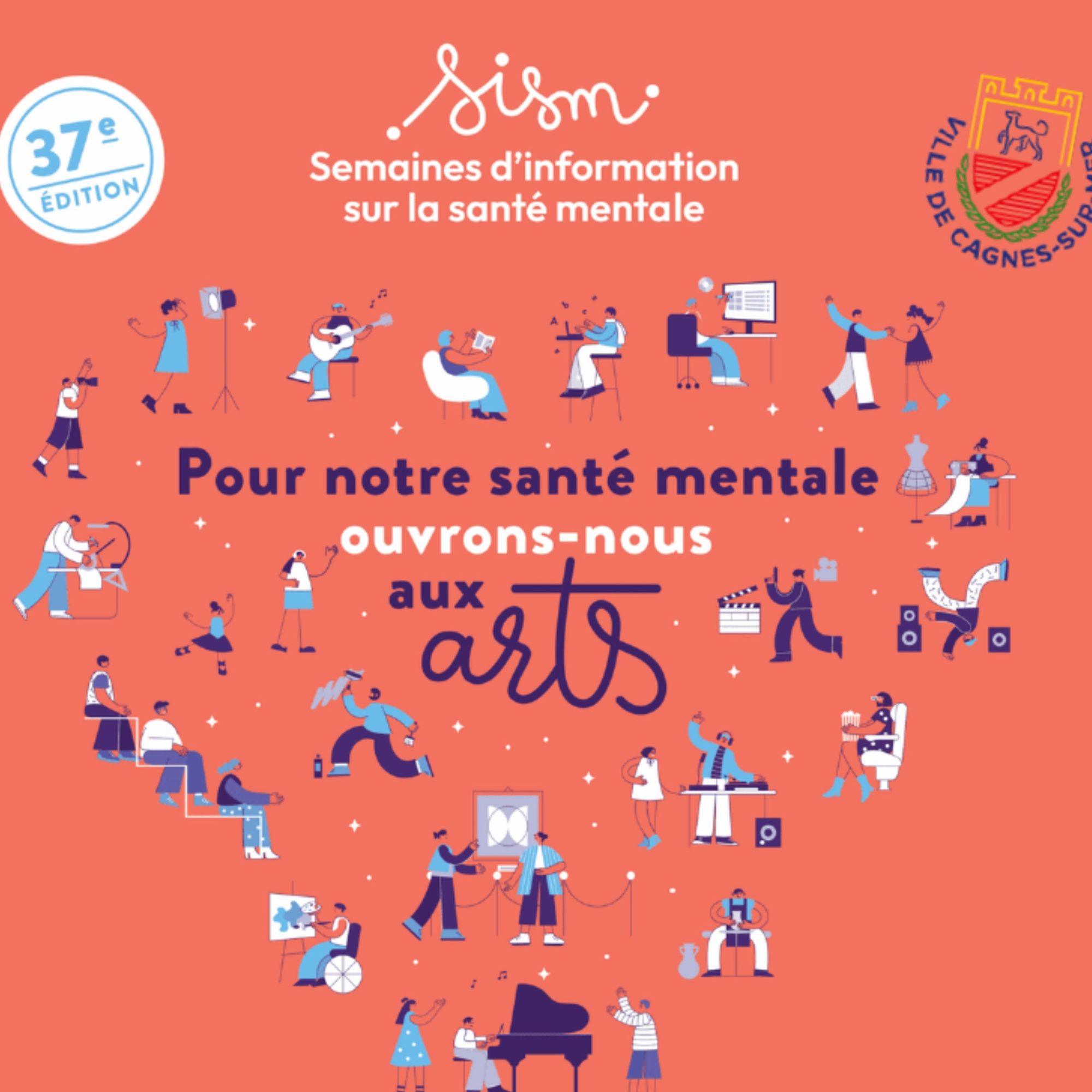 37e édition des Semaines d'information sur la santé mentale - Cagnes-sur-Mer