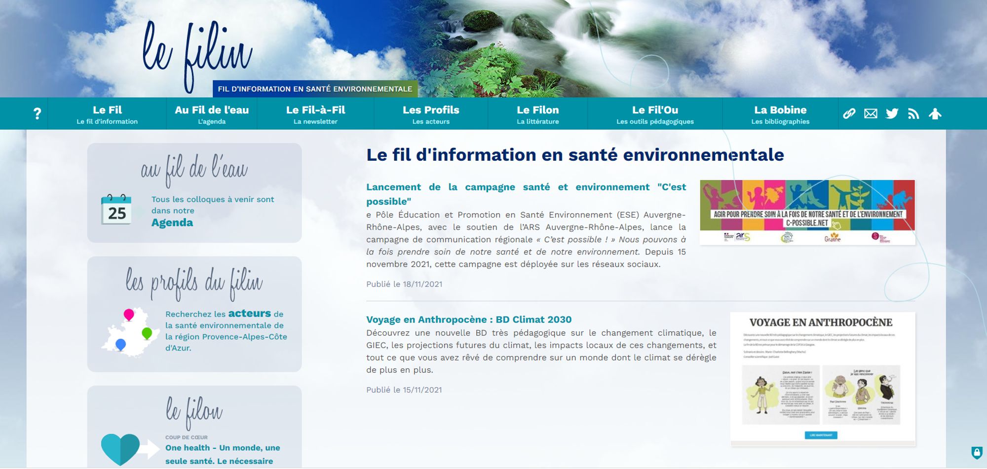 Le Filin : une nouvelle version enrichie en ligne !