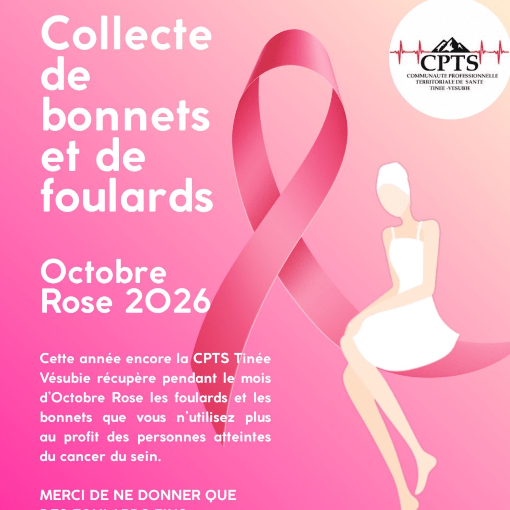 Octobre arrive en rose avec la CPTS Tinée Vésubie